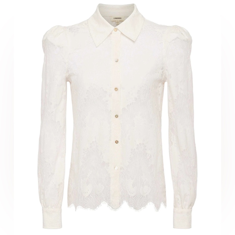 L’AGENCE Jenica Lace Blouse